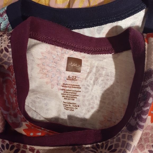 NWOT Tea Pink w/ Purple & Red Flowers Dress - Picture 5 of 5